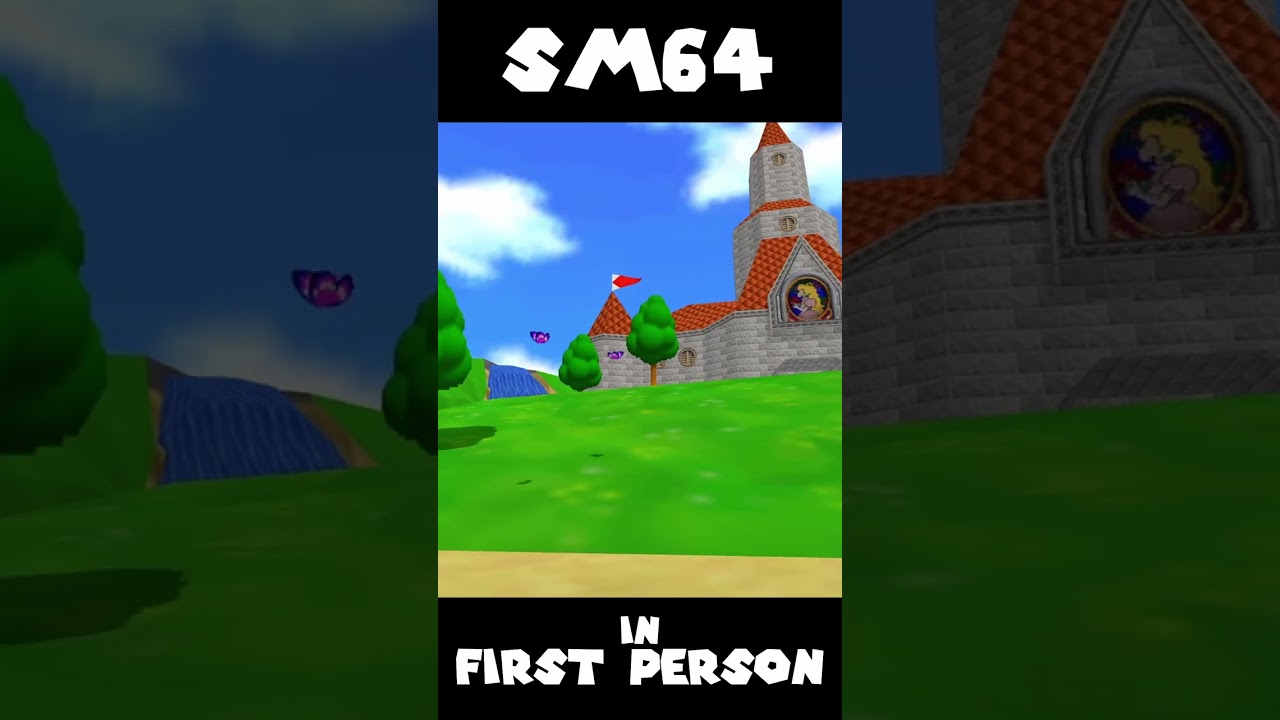 Super Mario 64 in FIRST PERSON! 