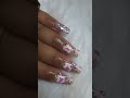 Gel extension with 3d effect flowers nail art. Contact no 74070 17469. #everyone#viral#nails#youtube