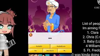 Ankinator Guesses Random Fnaf Characters