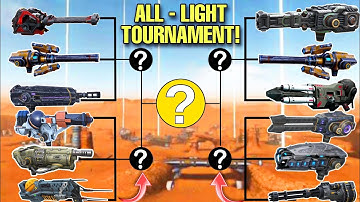 🔥 ALL LIGHT WEAPONS TOURNAMENT! || WAR ROBOTS WR || BEST HEAVY CHAMPIONSHIP! ||