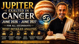 Jupiter Exalted in Cancer for All Ascendants 2026-27 Jupiter’s Biggest Blessings for All Ascendants!