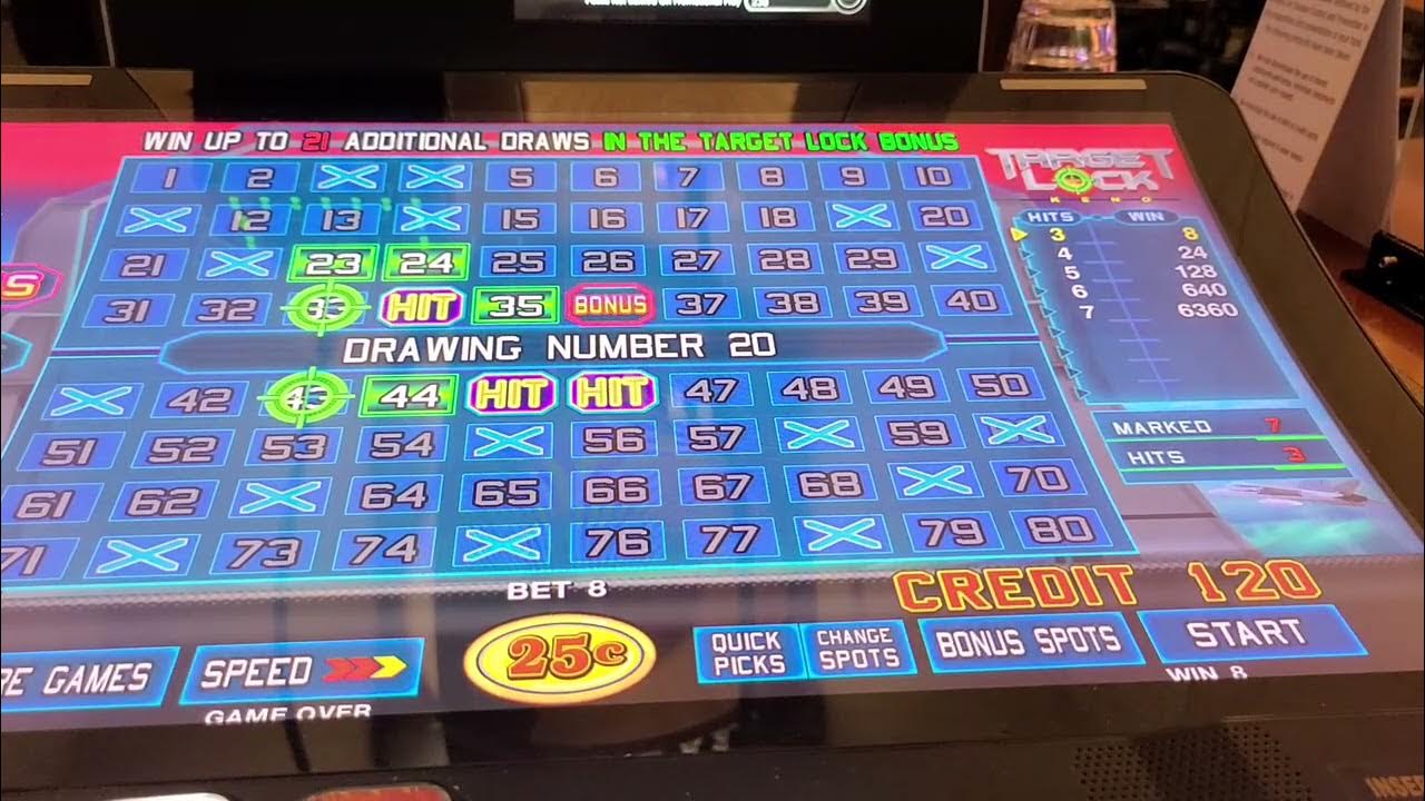 Target Lock Keno!! New Favorite Game!! kenonation YouTube