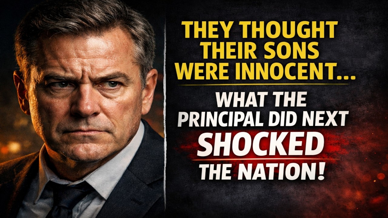 They Thought Their Sons Were Innocent. What The Principal Did Next SHOCKED The Nation.
