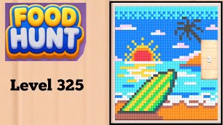 Food hunt pixel puzzle level  325 solution and walkthrough for gameplay 