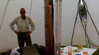 Interior View of a Kifaru 24-Man Tipi