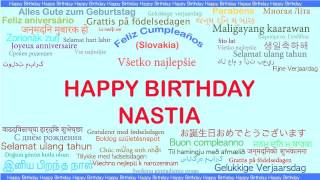 Nastia   Languages Idiomas - Happy Birthday