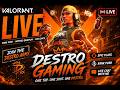 🔴 99% Players Can’t Do This 😈 Valorant Live  | with @destrogaming8055 #valorant  #gaming
