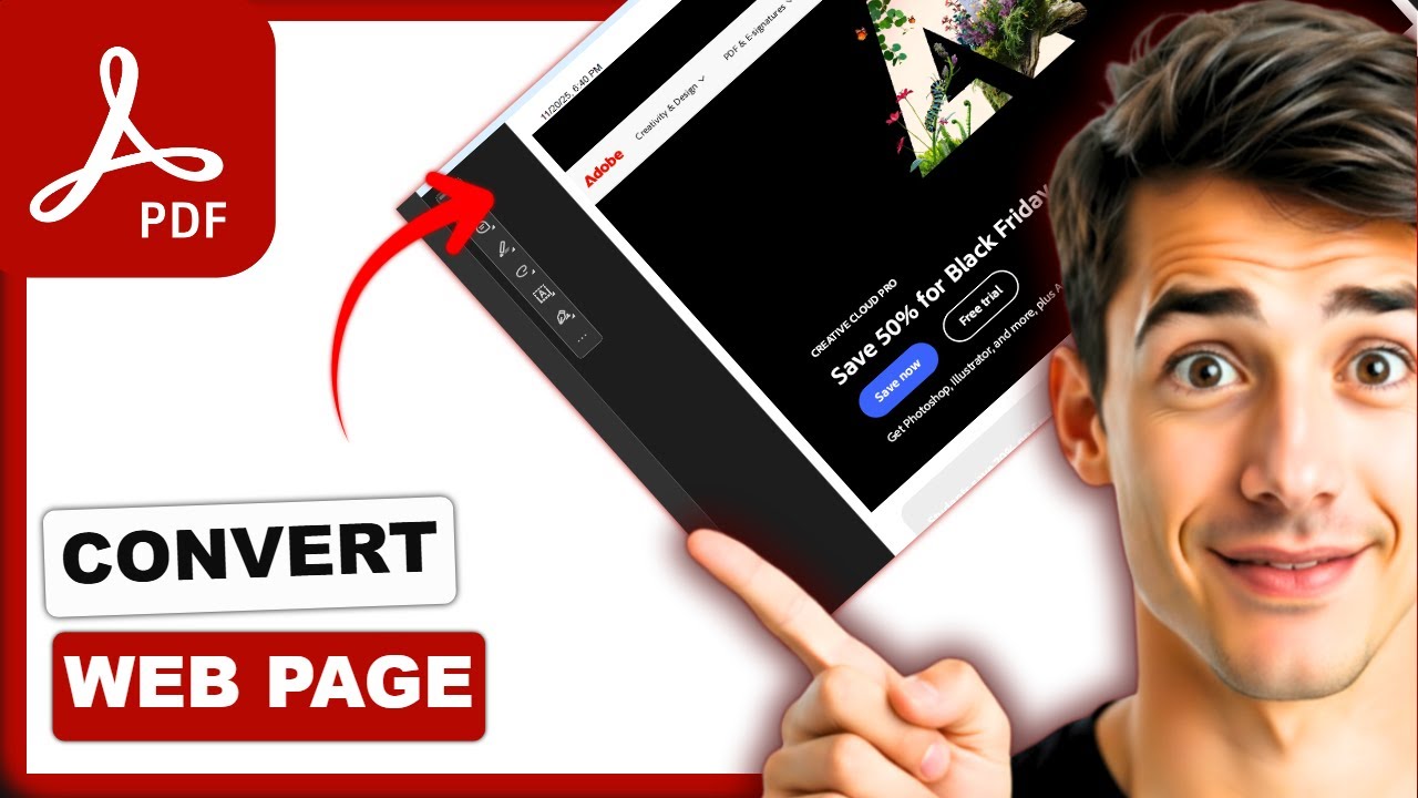 How to convert web pages to PDF in Adobe Acrobat (Easiest Way)(2026 ...
