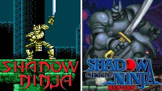 Shadow of the Ninja Reborn - All Bosses Comparisons NES (1990) vs Remake (2024)