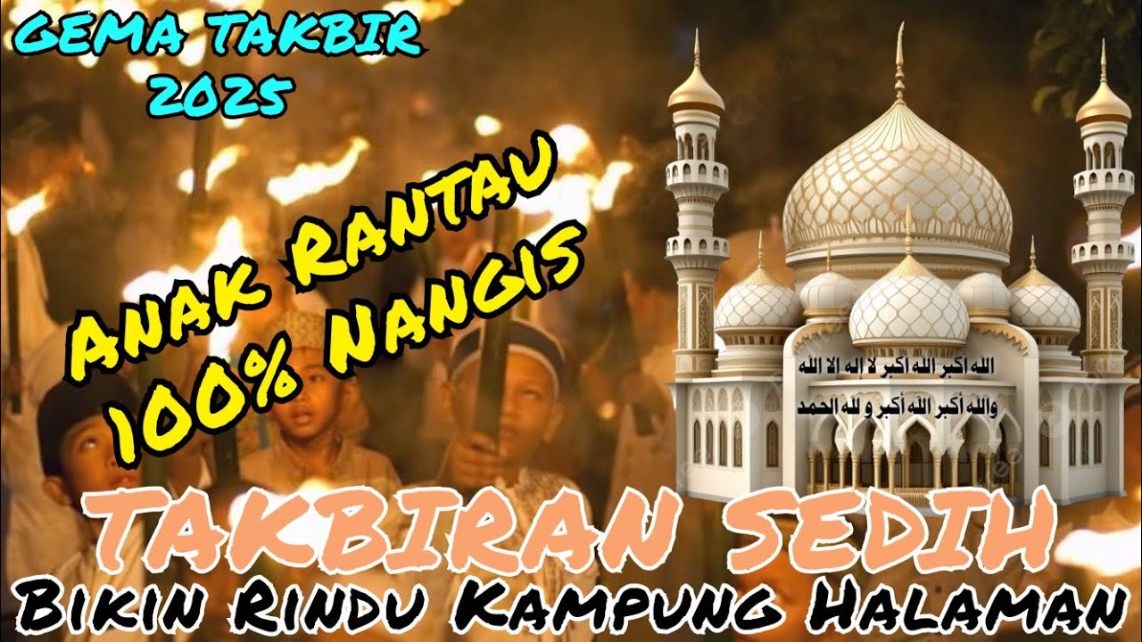 TAKBIRAN IDUL FITRI 2026‼️ SUASANANYA BIKIN RINDU KAMPUNG HALAMAN