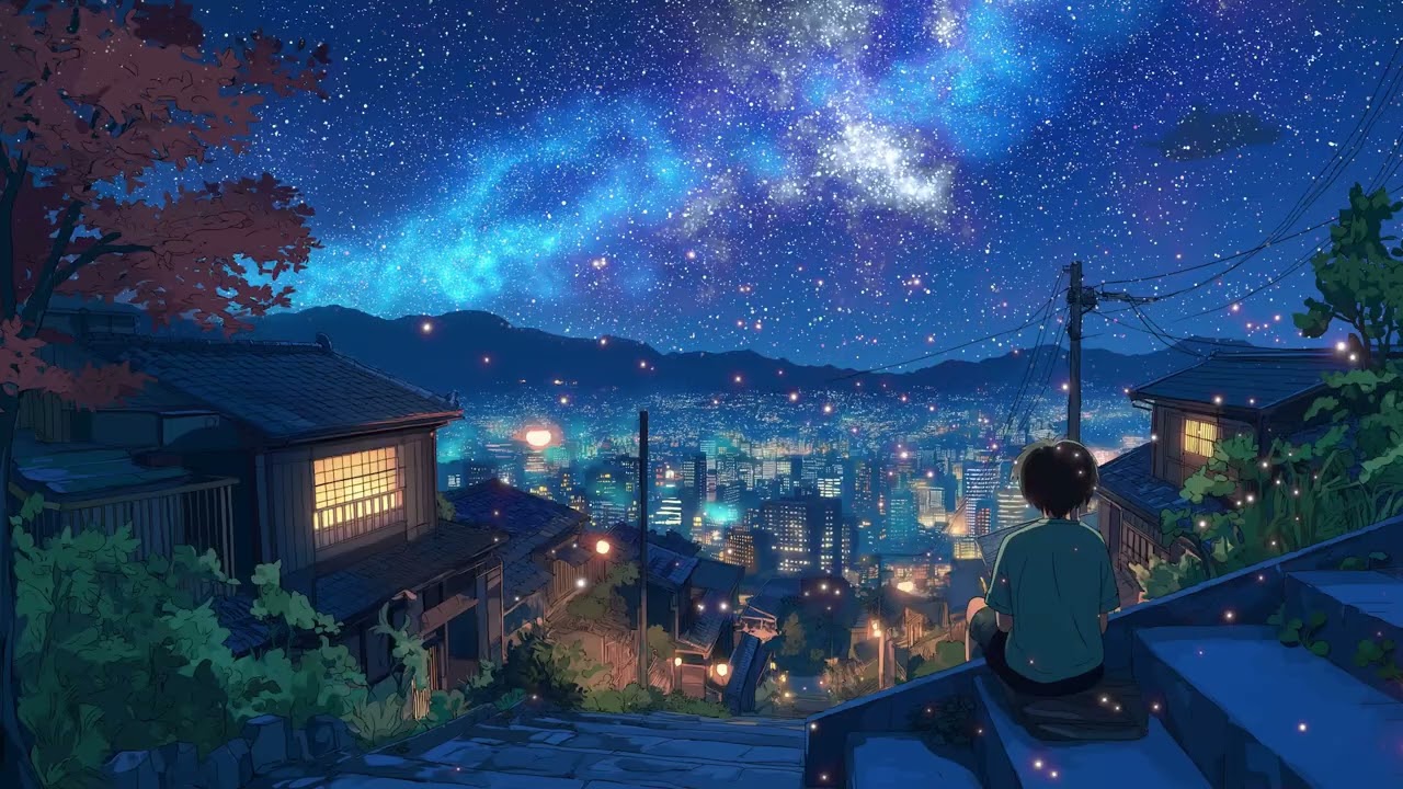 🍂 A Quiet Autumn Night in the Village | Soft Healing Piano for Deep Sleep & Stress Relief