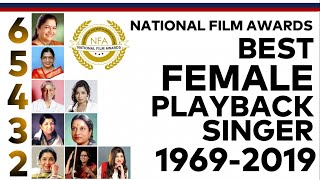 National Film Awards | Best Female Playback Singer | 1969-2019 | K S Chithra | P Susheela | S Janaki