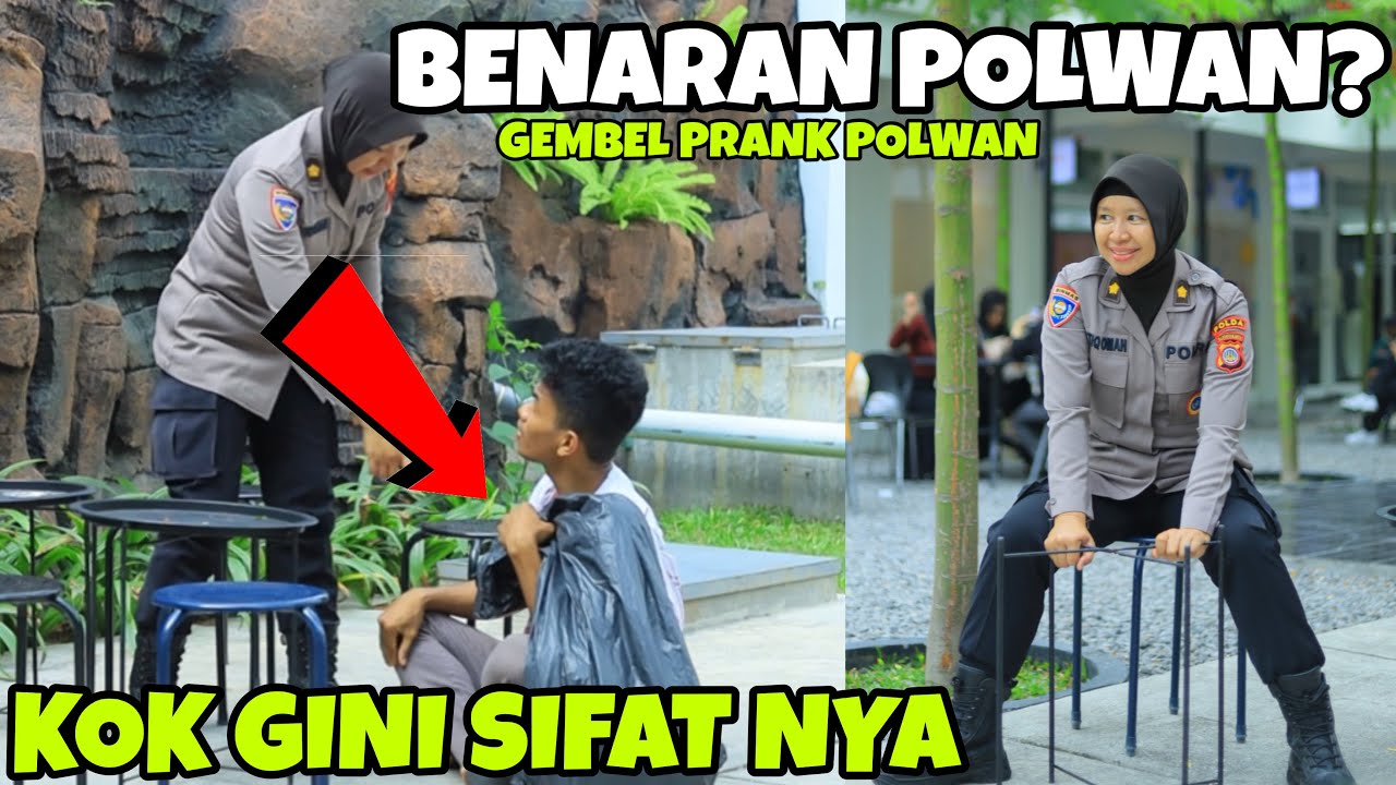 KOK BISA SEORANG POLWAN NGLAKUIN HAL INI?😭 #prank #viralvideo #sosialexperiment 