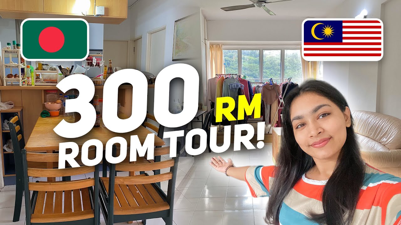 What 300RM Apartment Looks Like in Malaysia🏡 | Bangladesh to Malaysia | International Student Vlog