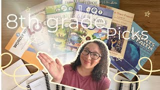8th Grade Homeschool Curriculum Picks // Homeschool 2025-26 // Homeschool Middle School