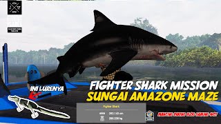 CARA MANCING FIGHTER SHARK MISSION PAKE LURE BLACK CHAIMAN DI AMAZONE MAZE FISHING PLANET INDONESIA screenshot 5