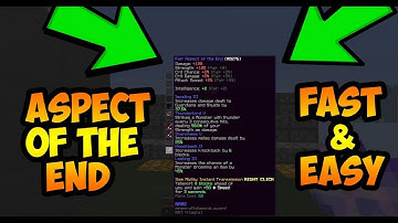 Fastest way to get aspect of the end (Aote) | Redesky Skyblock | Gaming Queue