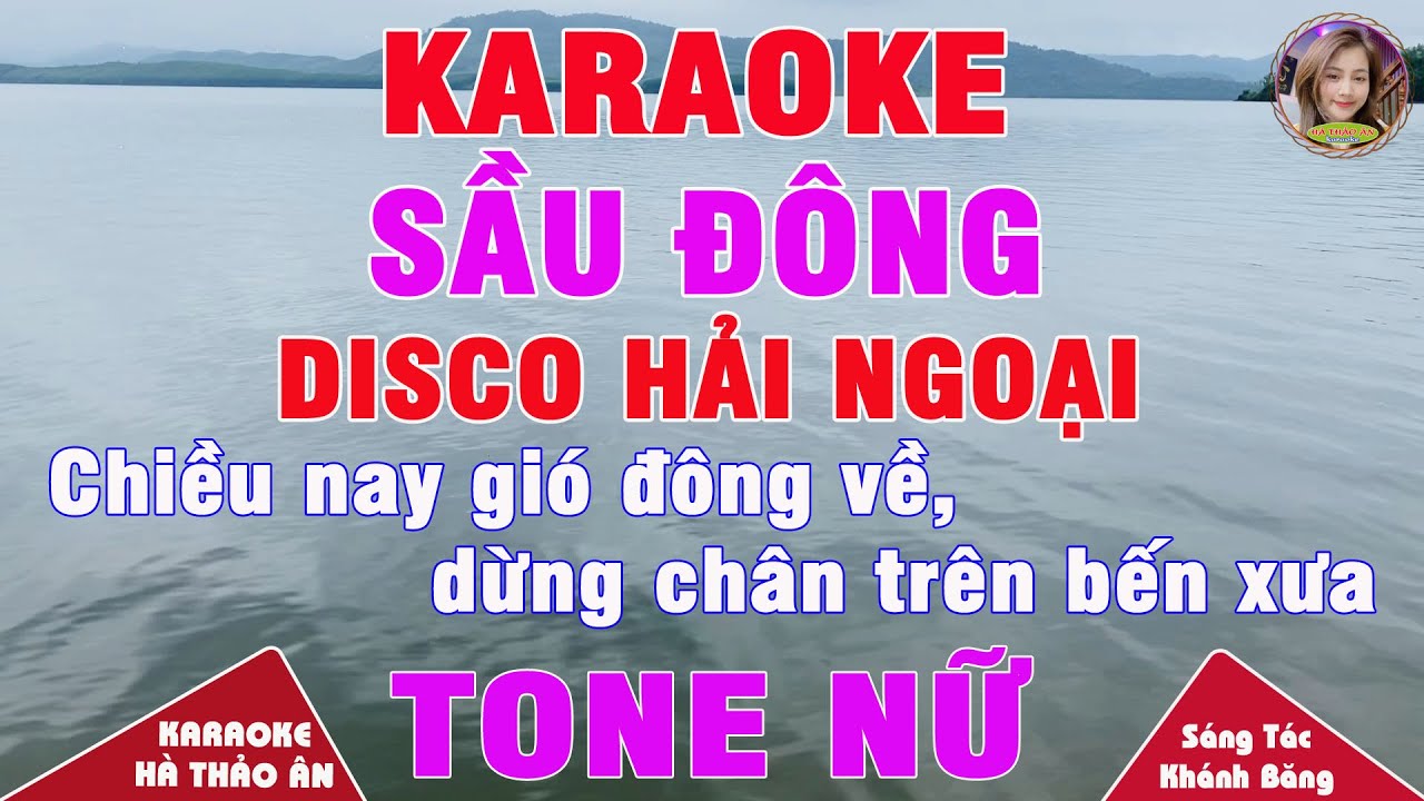 Sầu Đông Karaoke Tone Nữ Bản Phối Disco Hải Ngoại Cực Hay, Dễ Hát, Sôi Động || Karaoke Hà Thảo Ân