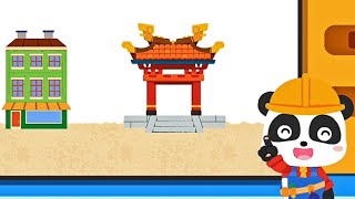 Baby Panda's City Buildings Ep.8 | Perfect Tower Building | Yunay Kids Games screenshot 5
