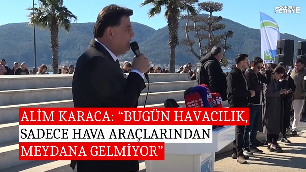 Alim Karaca: “Bugün havacılık, sadece hava araçlarından meydana gelmiyor”