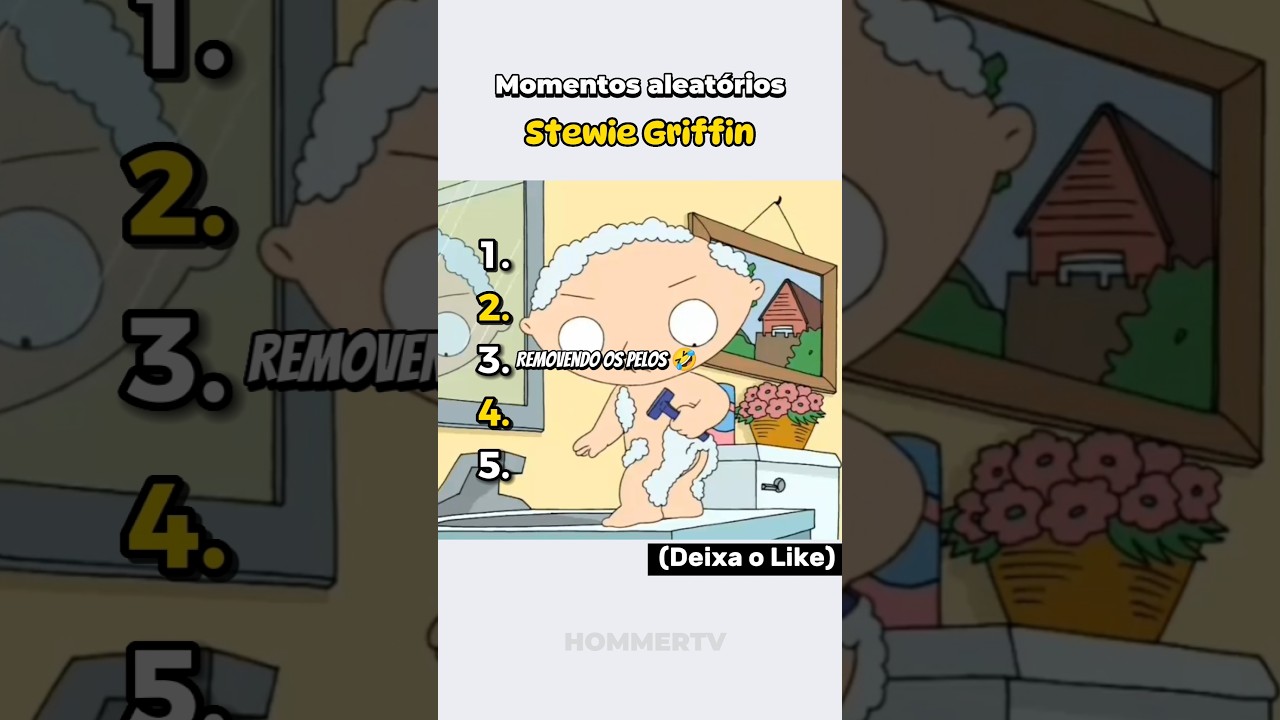 TOP 5 Momentos mais aleatórios do Stewie 🤣 | Family Guy 