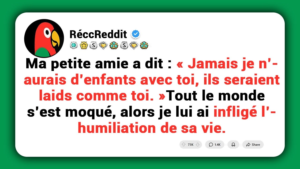 Ma petite amie s’est moquée de moi devant tout le monde… et cette nuit-là, tout s’est terminé.