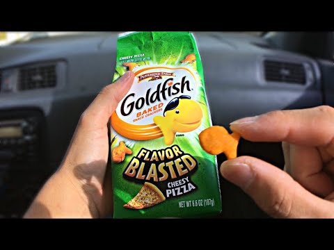Cheesy Pizza GoldFish - Pepperidge Farm review Ep.01 - YouTube