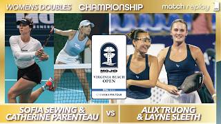 Sofia Sewing & Catherine Parenteau vs Alix Truong & Layne Sleeth | PPA Virginia Beach Open | Final