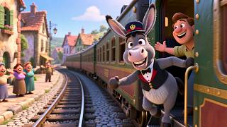Donkey’s Magic Learning Train | Fun ABC &amp; 123 Adventure Song for Kids | Magical Nursery Rhyme