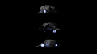 spaceship 3d model in blender