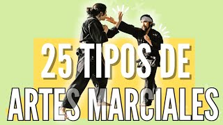 The 25 Types of MARTIAL ARTS