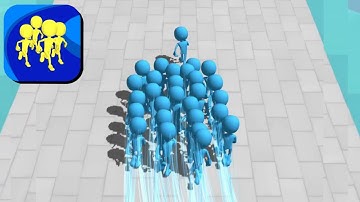 Crowd Runners Gameplay Walkthrough part 1 (iOS,Android)