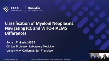 Classification of Myeloid Neoplasms: Navigating ICC and WHO-HAEM5 Differences