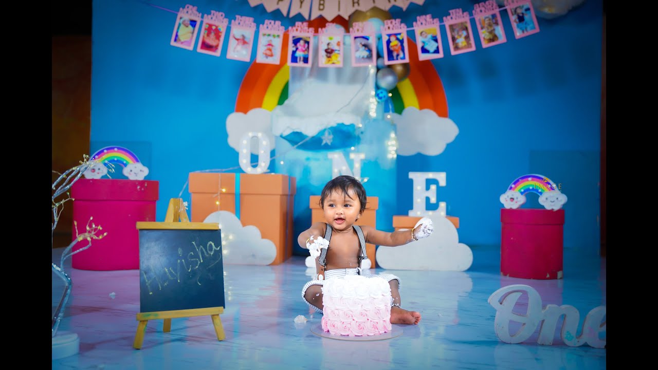 HAVISHA's Pre-birthday shoot | CakeSmash |Baby Girl | Pre-Birthday | 1st Birthday | Cinematic