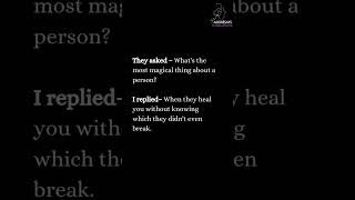 The Most Magical Thing About a Person ❤️ | Deep Relationship Thought | YouTube Shorts