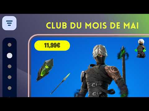 Le Pack du Club de MAI : Damon : est arriver sur #fortnite