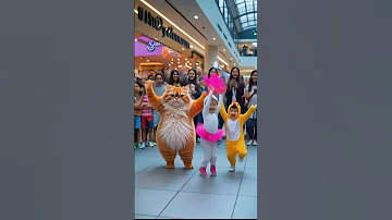 Cat Chubby And Baby Chicken Dance With Song القط تشوبي و البيبي الدجاجة يرقصن علي الاغنية Cat Dance 