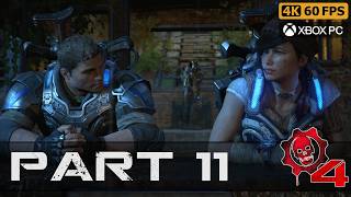 Part 11: At the Doorstep gameplay walkthrough (4k 60 fps) for Gears of War 4.