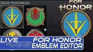 For Honor Player Emblem Creation! All Viking, Knight & Samurai Emblem Customization in For Honor!