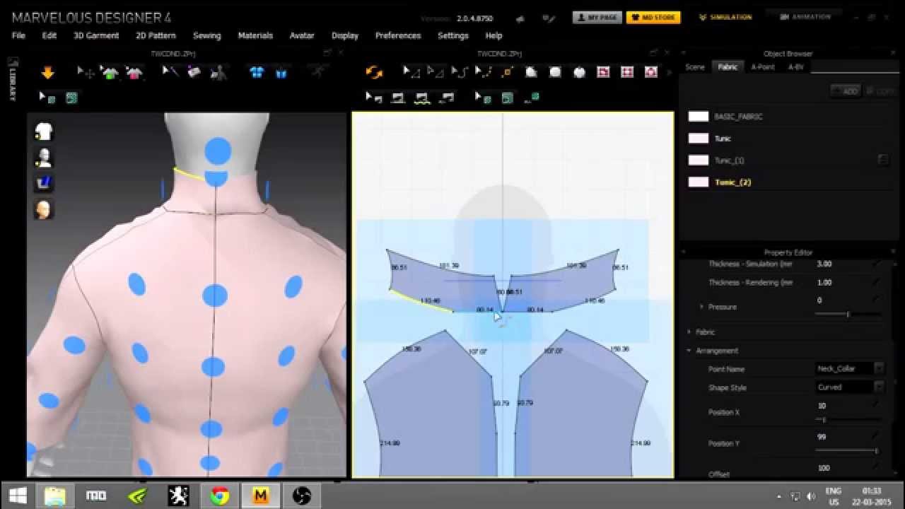 Making A Collar In Marvelous Designer YouTube