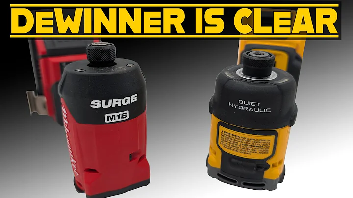 New Milwaukee Surge Impact Driver Compared to DeWALT Quiet Hydraulic!