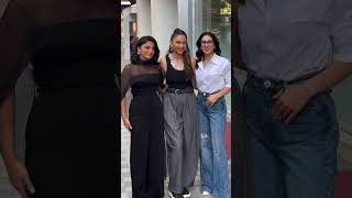 Wamiqa Gabbi, Rakul Preet Singh and Sara Ali Khan spotted at for promotion of Pati Patni aur Woh do