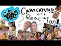 Cricature partys caricature with reaction 2 
