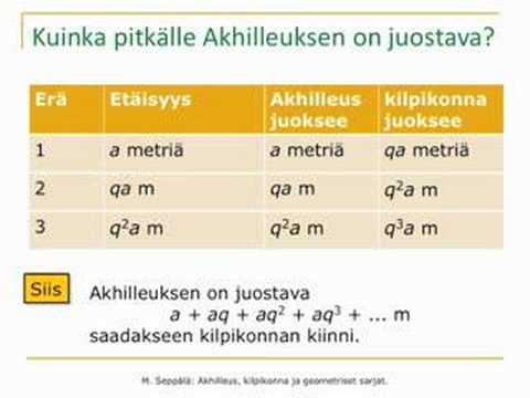 Video: Achilleksen ja kilpikonnan paradoksi: merkitys, käsitteen tulkinta