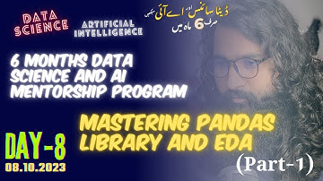 Day-8: Mastering Pandas Library and EDA (Part-1)