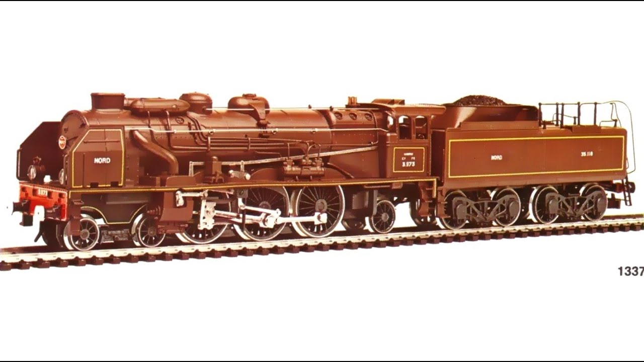 Rivarossi SNCF Class 231 "NORD" Steam Locomotive & "Le Ferry Boat de Nuit" Train (London to Paris)