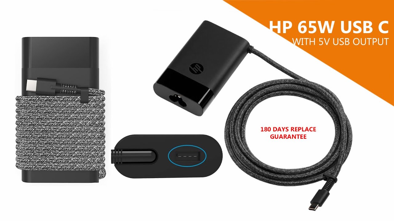 HP 65W USB-C Auto Adapter