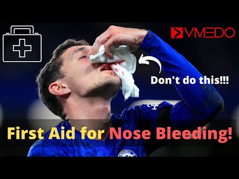 First Aid for Nose Bleeding in English by Praveen Gowda (First Aid Instructor VMEDO Academy)