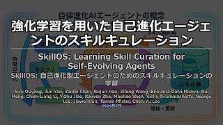 論文解説: SkillOS: Learning Skill Curation for Self-Evolving Agents