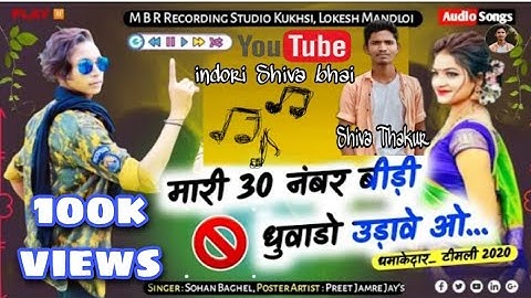 !! Mari 30 no. Bidi oo dhuwado udave oo !! Sohan baghel new timli song
